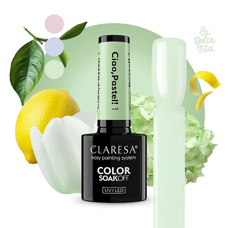 Гел лак CLARESA 1 Ciao Pastel 5g