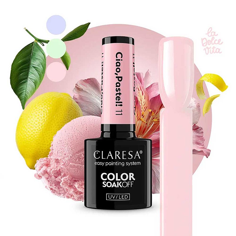 Гел лак CLARESA 11 Ciao Pastel 5g