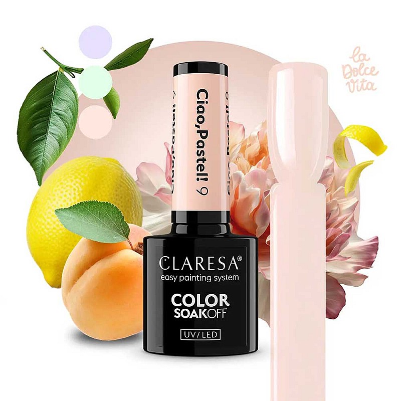 Гел лак CLARESA 9 Ciao Pastel 5g