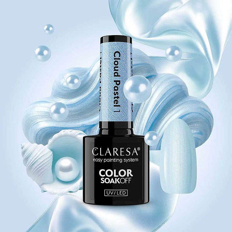 Гел лак CLARESA 1 Cloud pastel 5g