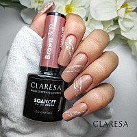 Гел лак CLARESA 302 Brown 5g