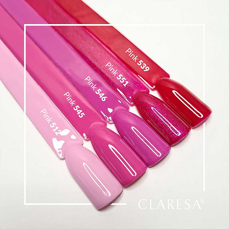 Гел лак CLARESA 551 Pink 5g