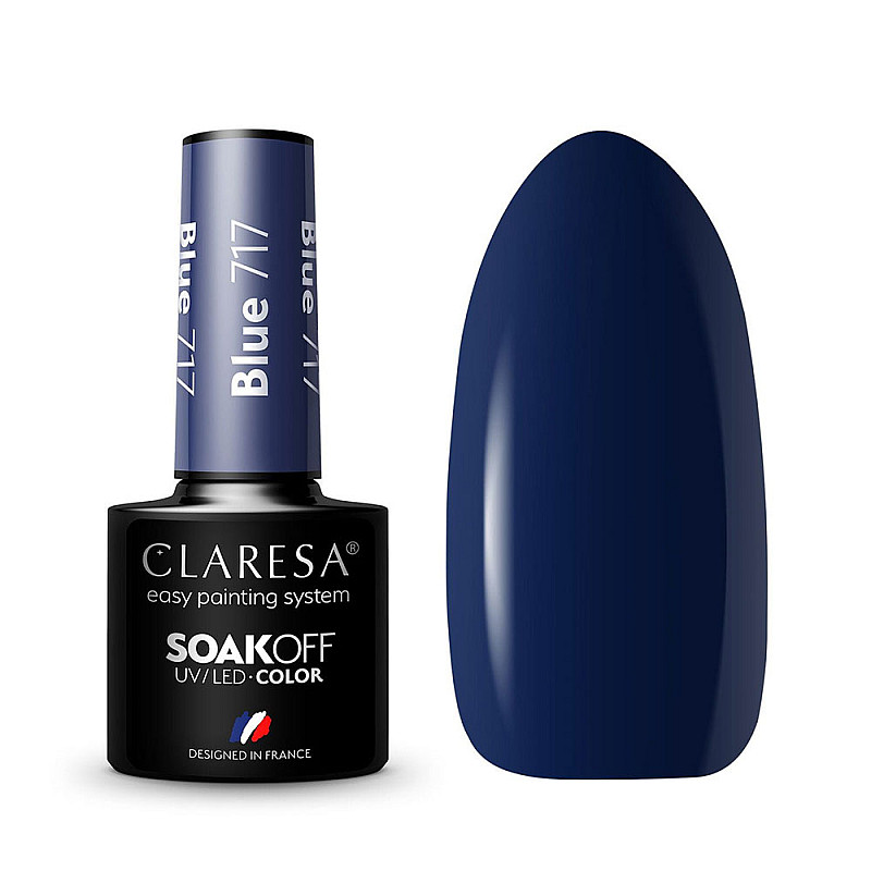 Гел лак CLARESA 717 Blue 5g