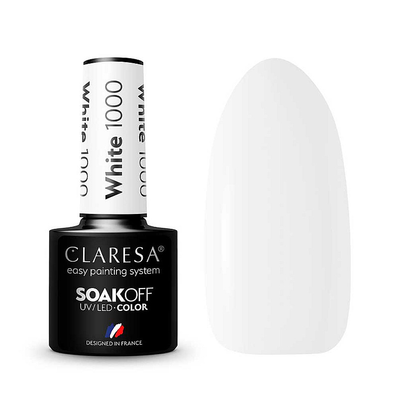 Гел лак CLARESA 1000 White 5g