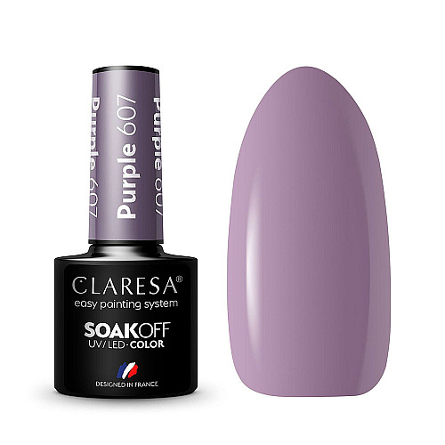 Гел лак CLARESA 607 Purple 5g