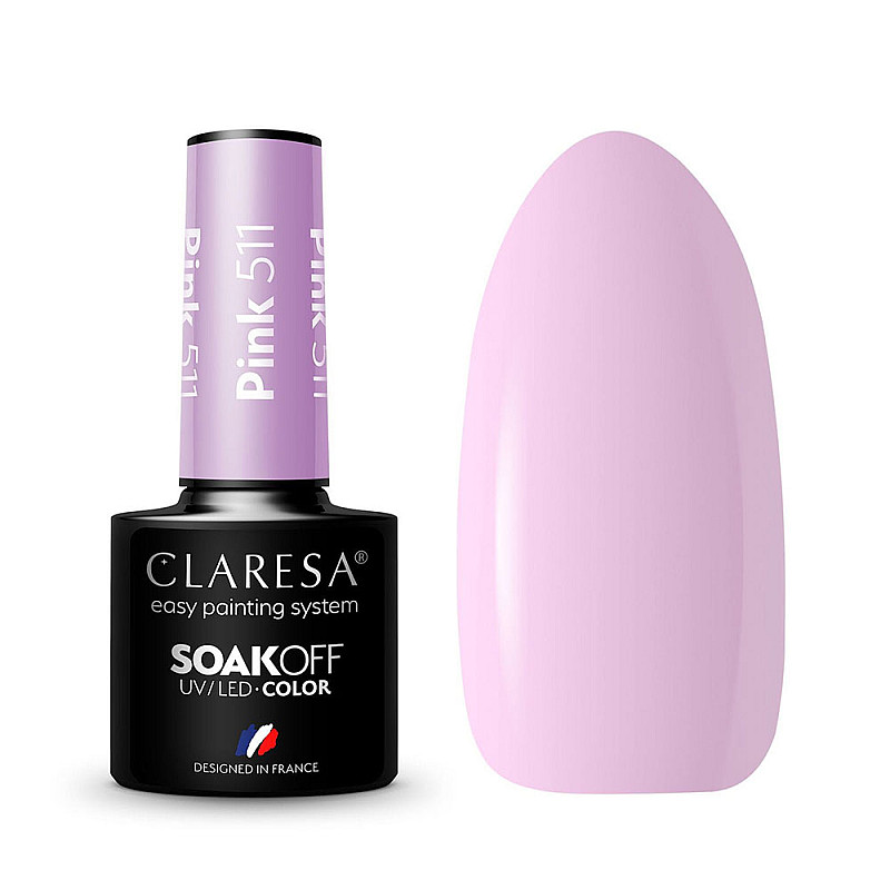 Гел лак CLARESA 511 Pink 5g