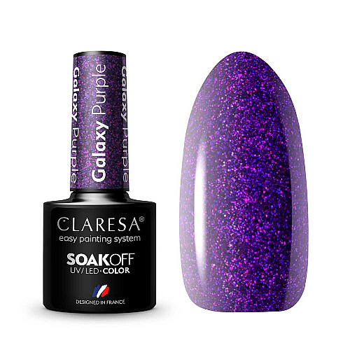 Гел лак CLARESA Galaxy Purple 5g