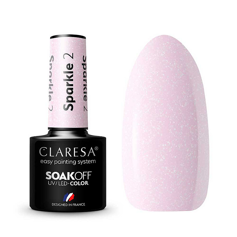 Гел лак CLARESA 2 Sparkle 5g