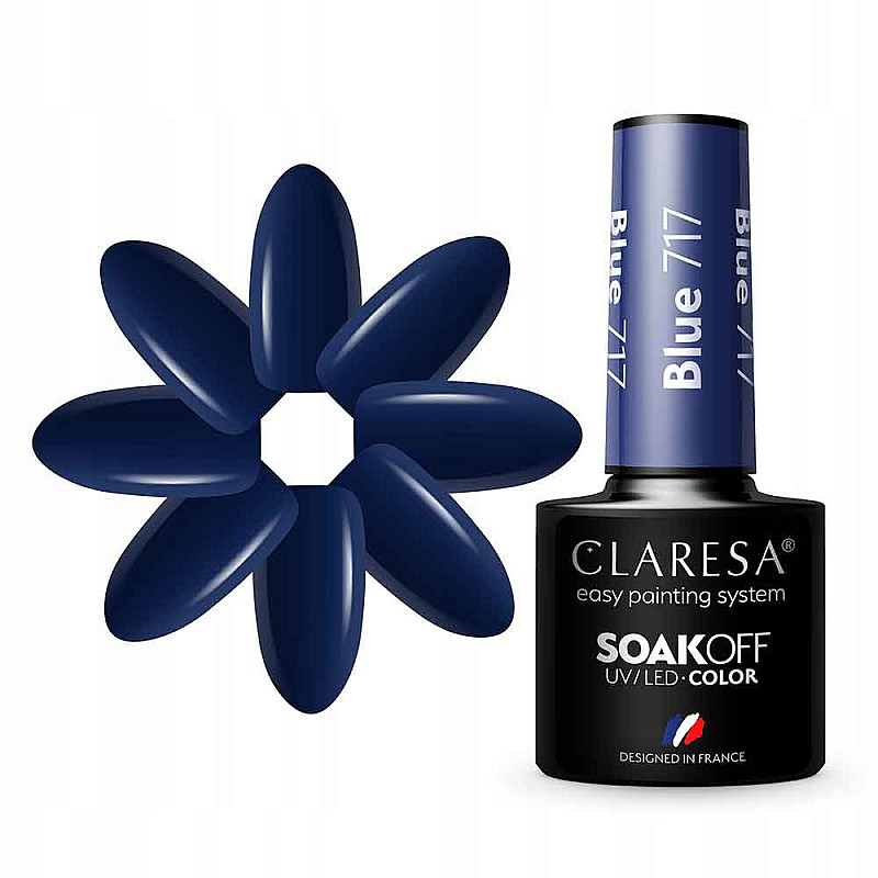 Гел лак CLARESA 717 Blue 5g