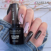 Гел лак CLARESA 317 Brown 5g