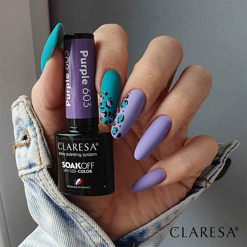 Гел лак CLARESA 603 Purple 5g