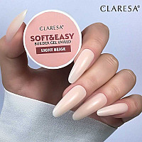 Изграждащ гел светло бежово Claresa Soft and Easy Light Beige 12g