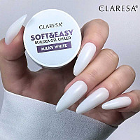 Изграждащ гел млечно бяло Claresa Soft and Easy Milky White 45g