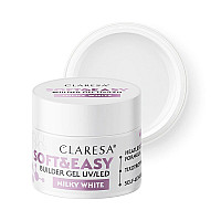 Изграждащ гел млечно бяло Claresa Soft and Easy Milky White 12g