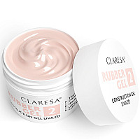 Изграждащ каучуков гел светло розово 2 Claresa Rubber Gel 12g