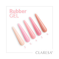 Изграждащ каучуков гел светло розово 2 Claresa Rubber Gel 12g