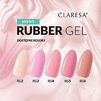 Изграждащ каучуков гел светло розово 2 Claresa Rubber Gel 12g