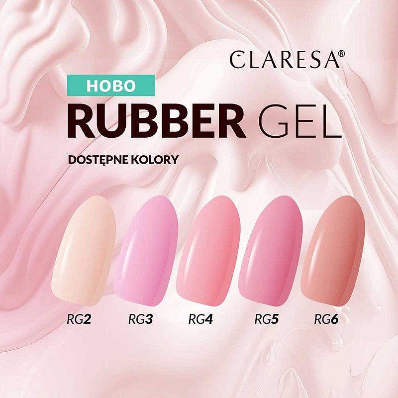 Изграждащ каучуков гел светло розово 2 Claresa Rubber Gel 45g