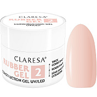 Изграждащ каучуков гел светло розово 2 Claresa Rubber Gel 45g