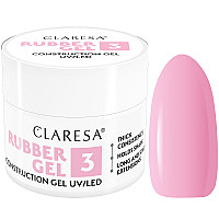 Изграждащ каучуков гел студено розово 3 Claresa Rubber Gel 45g