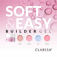 Изграждащ гел прозрачен Claresa Soft and Easy Clear 12g