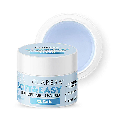 Изграждащ гел прозрачен Claresa Soft and Easy Clear 12g