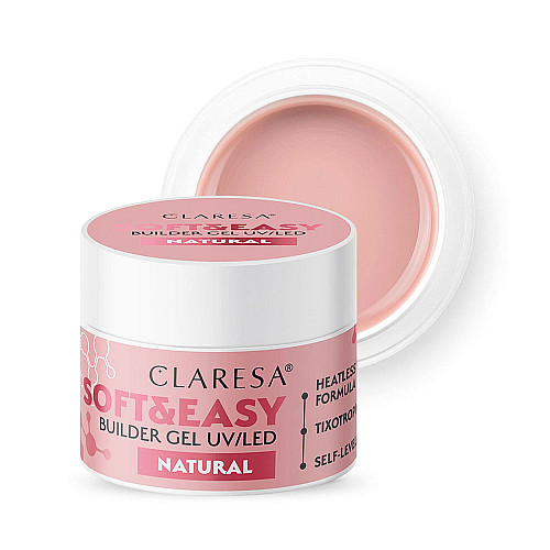 Изграждащ гел натурален Claresa Soft and Easy Natural 12g