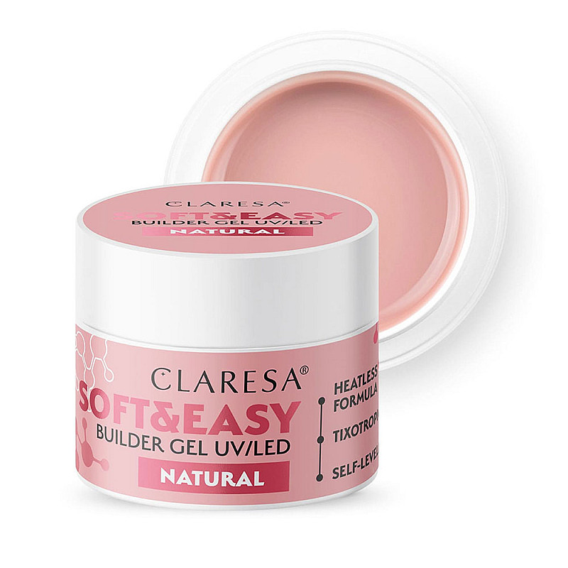 Изграждащ гел натурален Claresa Soft and Easy Natural 45g