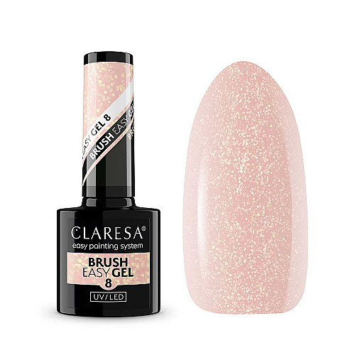 Гел в бутилка с четка Claresa 8 Easy Brush gel 5g