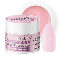 Изграждащ гел розово шампанско Claresa Soft and Easy Blinking Pink 90g