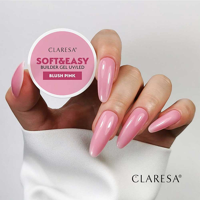 Изграждащ гел розов Claresa Soft and Blush Pink 45g