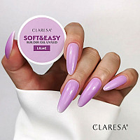 Изграждащ гел лилав Claresa Soft and Easy Lilcac 45g