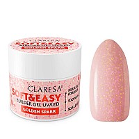 Изграждащ гел Claresa Soft and Easy Golden Spark 12g