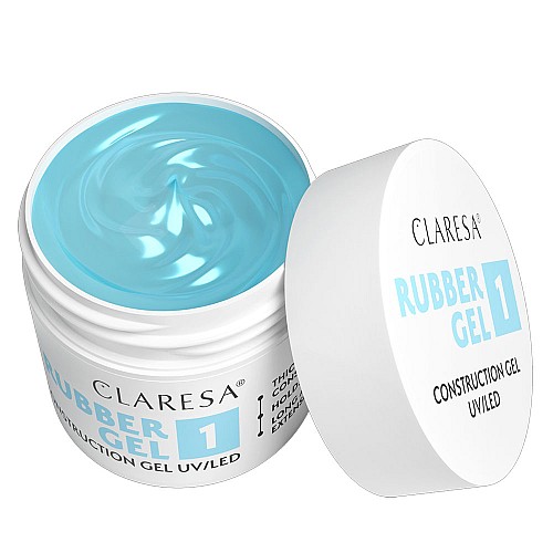 Изграждащ каучуков гел безцветен 1 Claresa Rubber Gel 12g