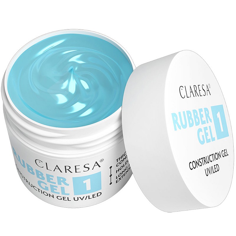 Изграждащ каучуков гел безцветен 1 Claresa Rubber Gel 45g