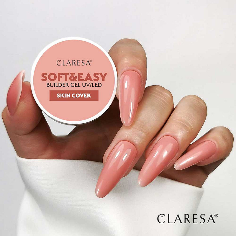 Изграждащ гел нюд цвят Claresa Soft and Easy Skin Cover 45g