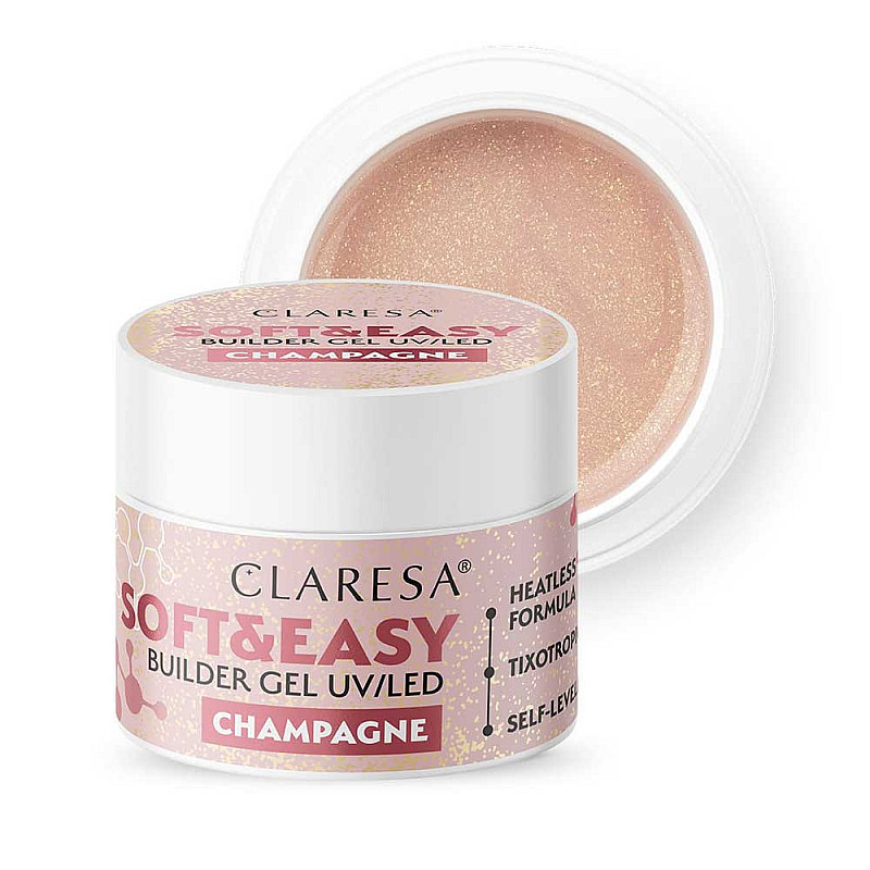 Изграждащ гел шампанско Claresa Soft and Easy Champagne 45g