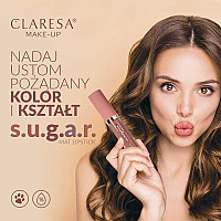 Течно матово червило Claresa Sugar 06 Hottie