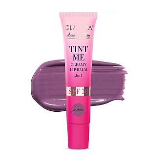 3в1 балсам за устни с цвят слива SPF30 Claresa Tinint me Granita 12ml