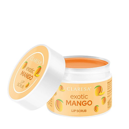 Захарен пилинг за устни манго Claresa Fruity Lip Peeling 02 Exotic Mango15g