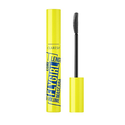 Спирала за удължаване и уплътняване черна Claresa Fly Girl 10ml