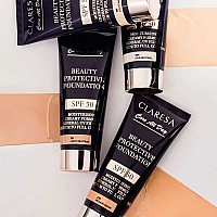 Фон дьо тен хидратиращ с SPF50 светъл топъл Claresa Beauty Protective Fondation Light Warm 1W 30ml