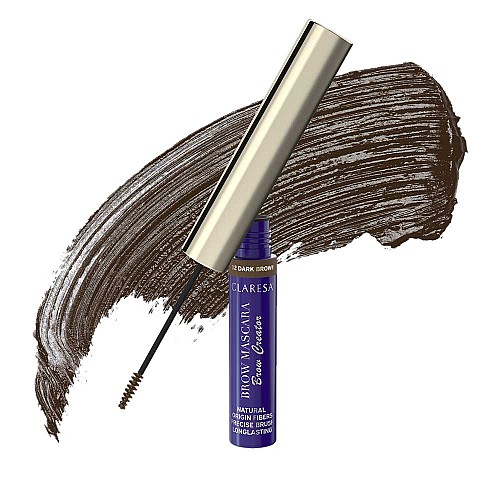 Спирала за вежди тъмно кафява 02 Claresa Brow Maskara Dark Brown 6g