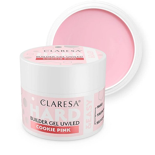 Изграждащ гел пастелно розово Claresa Hard Cookie Pink 45g