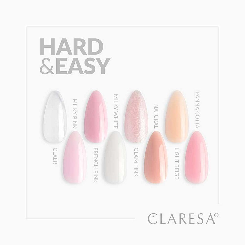 Изграждащ гел прозрачен Claresa Hard and Easy Clear 45g