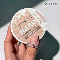Изграждащ гел топъл нюд с частици Claresa Hard Nude Glow 45g