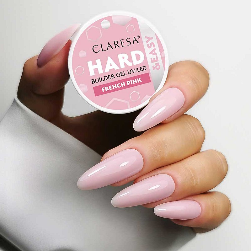 Изграждащ гел нежно розово Claresa Hard and Easy French Pink 12g