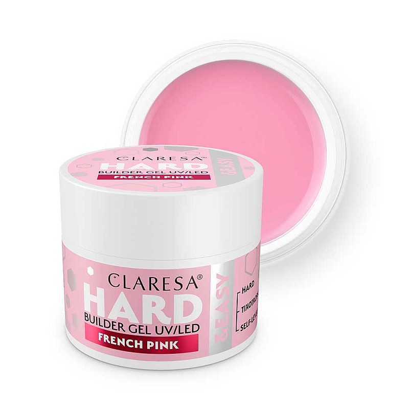 Изграждащ гел нежно розово Claresa Hard and Easy French Pink 12g