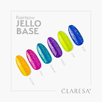 Цветна база за гел лак лилаво CLARESA Rainbow Jello Base Violet 5g