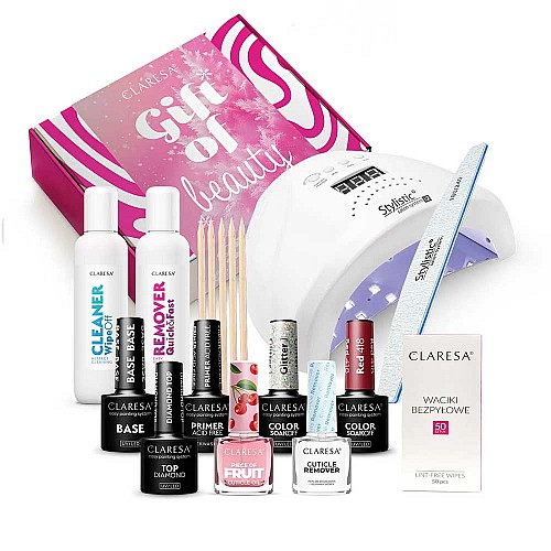 Стартов сет за гел лак с лампа Claresa Starter Set